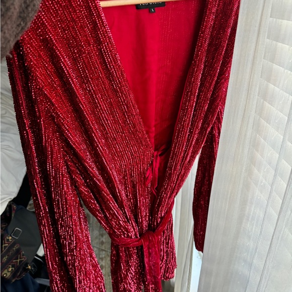 Retrofete Gabrielle Dress in Red NEW - Picture 4 of 9